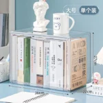 kf-S4e6497a6dc2c404dbcb732280f3709aeb-A4-Size-Books-Storage-Box-Large-Desk-Organizer-Plastic-Transparent-Cube-Toy-Box-Diapaly-Bin-Large