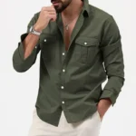 kf-Sc398721c774d473fba0631161ea12c10L-Army-Green-Tactical-Cargo-Shirts-For-Men-Chest-Two-Pockets-Long-Sleeve-Mens-T-Shirt-2024