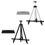 kf-Sd1899c5282e446a0a50f8eeed4de6d3b4-Folding-Easel-Sturdy-Aluminum-Folding-for-Painting-Displaying-Canvases