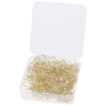 Sakura Fancy Paperclips Gifts Gold Metal Clamps Planner Clips Office