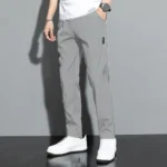 kf-Se7ff857d5dc947d488572b4675f678dbc-Men-Trousers-Solid-Color-Pants-Breathable-Quick-Dry-Men-s-Straight-Pants-with-Stretchy-Waistband-Pockets