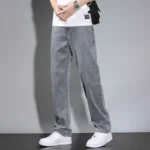 kf-S3f6f232be7b34014809f02d6ef7d725dq-Summer-Thin-Men-s-Straight-Loose-Gray-Jeans-Soft-Fabric-Lyocell-Fabric-Light-Colored-Casual-Pants