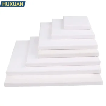 White Blank Square Artist Canvas For Oil Painting On Canvas Acrylic Watercolor Oil Paint With Wood Frame As Primer