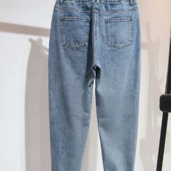 Casual Loose Harem Jeans Woman High Waist Strecth Baggy Vaqueros Big Size 5xl Trend Denim Pants Fashion Spring Jean Trousers