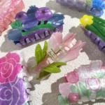 kf-Se77aa62ebfa44d568f56984b4ae0908d9-Sweet-Acrylic-Double-Sided-Flower-Printed-Hair-Claw-Clip-For-Women-Oversize-Geometric-Shark-Hairpin-Headwear