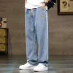kf-S8b04775aaac24050bf1c3d422bd7108dP-Men-Straight-Leg-Blue-Gray-Loose-Y2K-Drawstring-Jeans-Streetwear-Casual-Wide-Denim-Pants-Male-Baggy