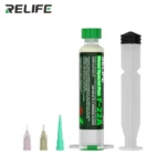 RELIFE 10CC F-22A Multi-purple metal Solder Flux with Push Rod Needle For Phone Repair Oxide Layer