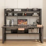 Nordic Desktop Gaming Desks Office Furniture Modern Computer Desks Home Bookshelf Integrated Table Simple Student Writing Desk