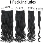 kf-Sd8a7a56f72db497090799edc1ec7192fK-22Inch-Long-Body-Wave-Clip-in-Hair-Extension-Hairstyle-16-Clips-7Pcs-Set-Synthetic-Black-Brown