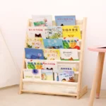 Children's Bookshelf Solid Wood Multi-layer Magazine Shelf Simple Bookcase Kindergarten Children's Picture Book Storage Rack