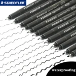 1pc STAEDTLER needle Pen 308 Drawing Waterproof Hook Line Pen Sketch Line Pen Art Supplies