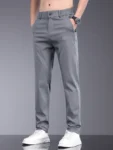 kf-S24648f0749eb470699dfe8aa1dedeabd2-Bamboo-Fiber-Fabric-Summer-Men-s-Casual-Pants-Fashion-Thin-Soft-Breathable-Elastic-Business-Slim-Straight