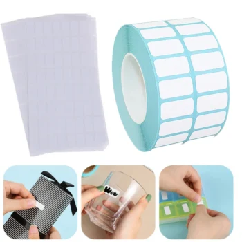 100/500/3000PCS Adhesive Thermal Label Sticker Paper Supermarket Price Blank Label Direct Print Waterproof