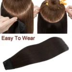 kf-S82a0295825484f7b9a1200ff707932e7r-Benehair-18-Inch-160g-V-Shaped-Straight-Synthetic-Hair-One-Piece-Clip-In-Hair-Extension-Hair