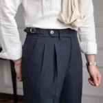kf-S5ba4f94b1b6945cb8eb4453b0f016262w-Seersucker-Naples-Suit-Trousers-Mens-British-Stylish-High-waisted-Belt-Design-Straight-Pants-Summer-Slim-Business
