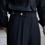 kf-S5ba4f94b1b6945cb8eb4453b0f016262w-Seersucker-Naples-Suit-Trousers-Mens-British-Stylish-High-waisted-Belt-Design-Straight-Pants-Summer-Slim-Business