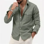 kf-S884d1ea3b8e74430bb5ca4056db03a20T-Tactical-Cargo-Shirts-for-Men-Pockets-Long-Sleeve-Men-s-Clothing-2024-Trend-Loose-Casual-Chemise