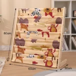 kf-S69720432f0f145e9a83eeac185e396b7T-Solid-Wood-Children-Bookshelf-Multi-Layer-Movable-Shelf-for-Kids-Storage-Floor-Standing-Bookshelf-Picture-Book