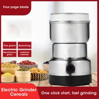 Electric Grinder Kitchen Cereal Nuts Beans Spices Grains Grinder Machine Four Edged Blade Multifunctional Home Coffee Grinder