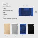 kf-Scf2b943459b149128701867a2dc6fa18G-1-Pair-Sports-Safety-Nylon-Elbow-Pads-Black-Blue-Beige-Gray-Breathable-Arm-Sleeve-Elastic-Elbow