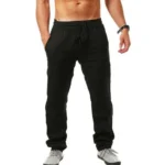 kf-S543d36109f1e4598a0dbee7ab135b701u-Men-Sports-Jogging-Sweatpants-Splicing-Casual-Pure-Color-Cotton-Linen-Straight-Trousers-Large-Size-Home-Long