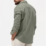 kf-S884d1ea3b8e74430bb5ca4056db03a20T-Tactical-Cargo-Shirts-for-Men-Pockets-Long-Sleeve-Men-s-Clothing-2024-Trend-Loose-Casual-Chemise