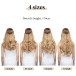 kf-S2eb2db8e648b4e4e9a5648f00104f2bdD-Synthetic-No-Clips-In-Natural-Hair-Extension-Ombre-Black-Blonde-Pink-One-Piece-Long-Wave-Invisible