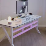 kf-S28f72013e13c419d979c7febb53a88453-Modern-Desktop-Computer-Desks-Home-Office-Desk-Furniture-Bold-K-Legs-White-Gaming-Desk-Simple-Bedroom