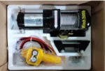 Electric winch 12v / 24V 3500 pounds vehicle-mounted small winch self-rescue lifting 1 ton car