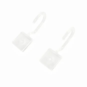 Plastic Hanging Hanger Buckle Hooks Clamp Clip Supermarket Stores Accessory 200pcs