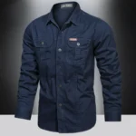 kf-Sb1148a8d29a9454bafa3e344617dabf65-2024-Spring-Cotton-Cargo-Shirt-for-Men-Long-Sleeve-Multi-Pocket-Shirts-Outdoor-Casual-Colthing-High