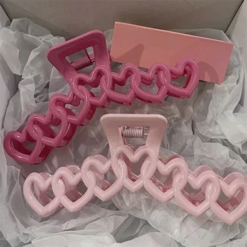 New Colorful Dopamine Hair Claw Hairpins Girls Y2k Fashion Design Korean Sweet Simple Irregular Hair Clips Hair Accessories