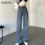 kf-Sc7b3c8566fa643ec8eb6c6767696eebac-ZOENOVA-High-Waisted-Jeans-Y2K-Fashion-Women-Clothing-Blue-Black-Straight-Leg-Denim-Pants-Trousers-Mom