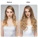 kf-S2eb2db8e648b4e4e9a5648f00104f2bdD-Synthetic-No-Clips-In-Natural-Hair-Extension-Ombre-Black-Blonde-Pink-One-Piece-Long-Wave-Invisible