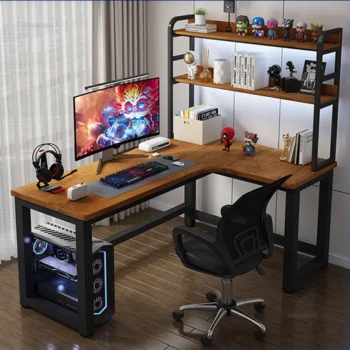 L-shaped Desktop Computer Desks Bedroom Corner Gaming Desk Multi-functional Office Furniture Office Desks Student Reading Desk