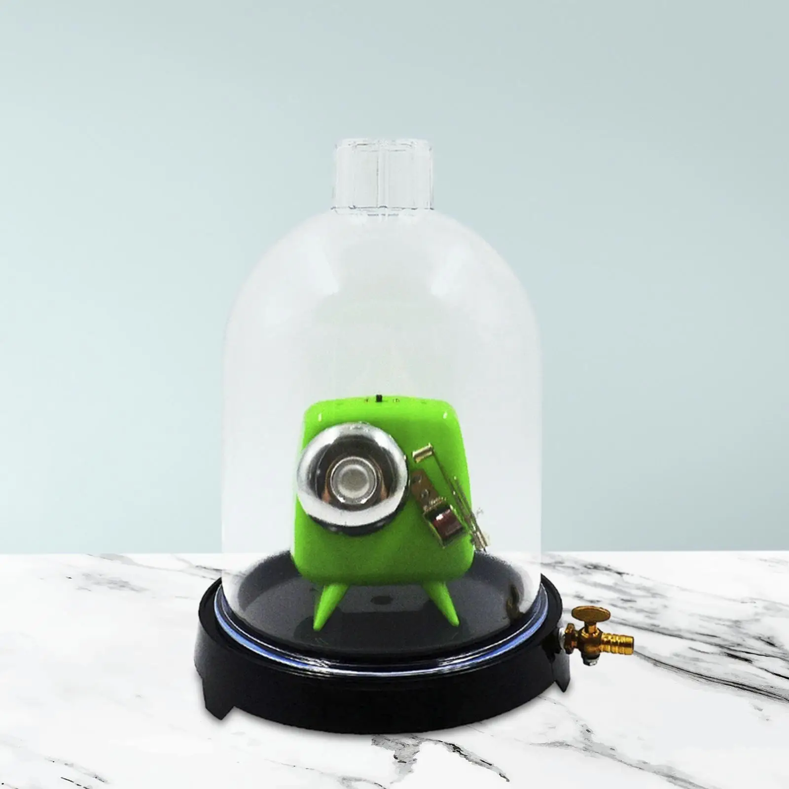 Vacuum Bell Jar Set Glass Vacuum Hood Glassware Lab Vacuum Hood Transparent Scientific Experimental for Classroom Laboratory