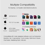 kf-H65664914d8eb4c23b3eea7885542f849H-VEIKK-A50-10-x6-Inch-Drawing-Tablet-Graphics-Digital-Tablet-Android-Windows-MAC-with-8192-Level