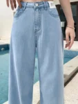 kf-S77708c939cfa4a8ba83319d6b0ea1800p-Summer-Thin-Woman-High-Waist-Trousers-Female-2024-New-Ice-Shreds-Loose-Washed-Streetwear-Jeans-Black
