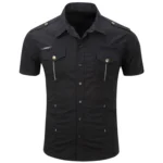 kf-Sf87049adc2394dfa8c82752ca4c4b9dc5-New-Fashion-2023-Men-s-Safari-Shirt-Short-Sleeve-Summer-Casual-Tactical-100-Cotton-Cargo-Outdoor