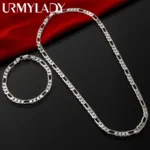 kf-S4e9c35fa0f18487184d3a12cfa7f1cc2D-Noble-new-arrive-925-sterling-silver-4MM-chain-for-men-Women-Bracelet-Necklace-jewelry-set-lady