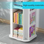 kf-S47c9cb7d990049b3a223129107b8a281h-Children-s-Bookshelf-360-Rotating-Cartoon-Books-Rack-Floor-Simple-Child-Book-Shelf-for-Home-Bookcases