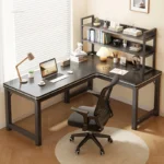 kf-S66acbb33ff9c4e41b97f8634f82d92cei-New-Corner-Computer-Desks-Home-Desktop-E-sports-Gaming-Desks-Double-Desk-with-Bookshelf-Bedroom-Workbench