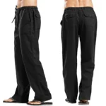 kf-S410700acf82744a39f7df4736a2f2874E-S-5XL-Solid-Color-Multi-pocket-Drawstring-Loose-Straight-Men-Pants-Large-Size-Casual-Breathable-Comfortable