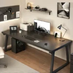 Nordic Desktop Computer Desks Office Furniture Double E-sports Gaming Desks Home Bedroom Black Study Tables Simple Workbench