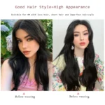 kf-S41fe073aaae249509b24b6db6567d61bk-Women-s-V-shaped-Micro-curly-Long-Hair-Extension-Synthetic-Wig-One-piece-Hair-Extension-Piece