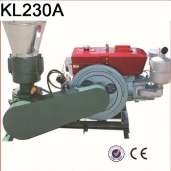 KL230A 22HP diesel engine feed and wood pellet mill machine