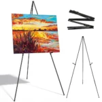 kf-Sec5fb0c81ef14ef5a99a65ae0af07eee3-Easy-Storage-Art-Easel-with-Clip-Wedding-Sign-White-Easel-Stand-Solid-Metal-Display-Stand-School