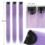 kf-S1f28ea91ab3442008729ab1ae8305f3aJ-22-Straight-Rainbow-Clip-In-Hair-One-Piece-For-Kids-Colored-Fake-Hair-Extensions-Synthetic-Clip