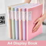 kf-Sddeb9ab44fdc411385e1a1453b237bf7K-30-60-Pages-File-Bag-A4-Transparent-Binder-File-Folder-Storage-Student-Test-Paper-Classification-Organization