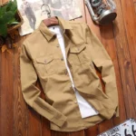 kf-S8bde2e2ee96c4f17892646708c7c6ef6Z-Dress-Cargo-Shirt-Men-2024-Brand-New-Regular-Fit-Long-Sleeve-Button-Down-Shirt-Solid-Color